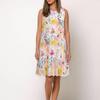 2026 Women's Spring New Arrival, Amazon Cross-Border Europe and America Fashion Casual Loose Printed Pleated Dress
