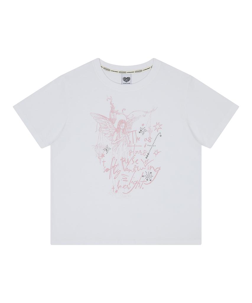 LUVISTRUE El Angelic Graphic Tee(White)