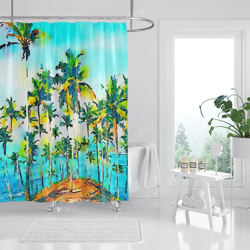 Waterproof Fabric Shower Curtains Bathroom Curtain Accessories Bath Curtain for Shower 180x200cm 240*200 Anime Boho Decoration