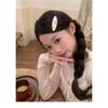 Ballet Style Silver Rhinestone Bow Hair Clips Retro Elegant BB Clip Sweet Girls Bangs Broken Hair Side Hairpin Hair Accessories
