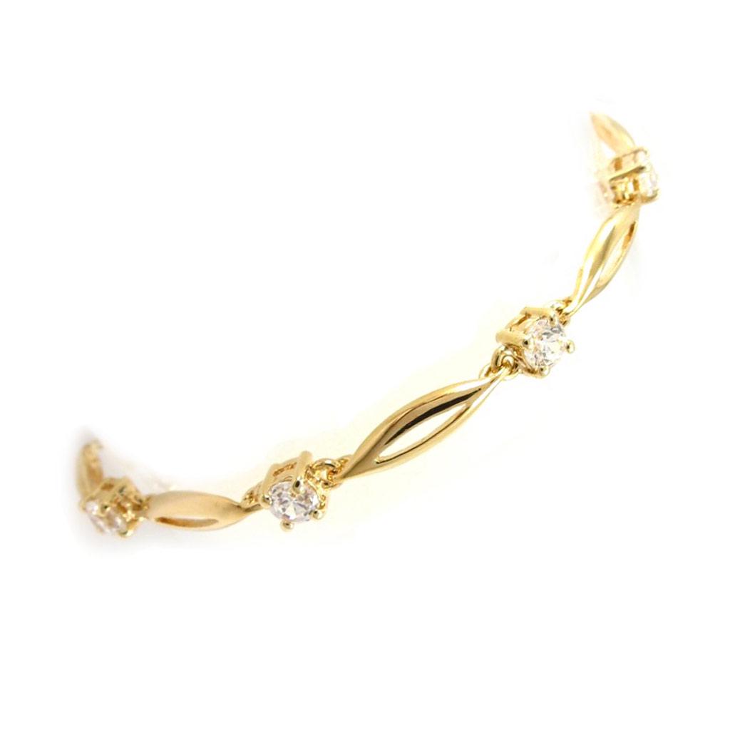 Altesse [G2462] - Gold Plated Bracelet 'Goddess'