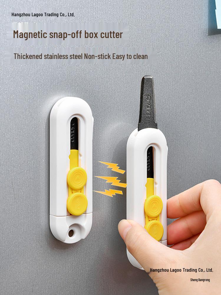 Japan Magnetic Unboxing Knife - Anti-Stick, Portable Utility Knife for Express Parcels & Cardboard Boxes