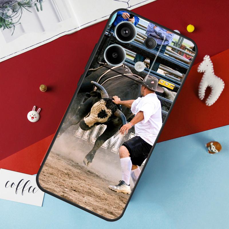 Bullfight Bull Fighter Case For Xiaomi Redmi Note 13 Pro 14 12 11 10 15 Pro Plus Redmi 10C 12C 13C 14C 15C 15 Cover