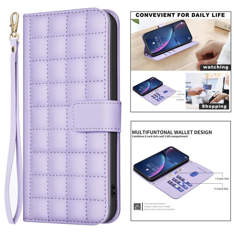 Wallet Flip Case on For Samsung Galaxy A35 Classic Phone Leather Cases For A35 A 35 5G SM-A356E A356B Etui Card Slot Back Cover