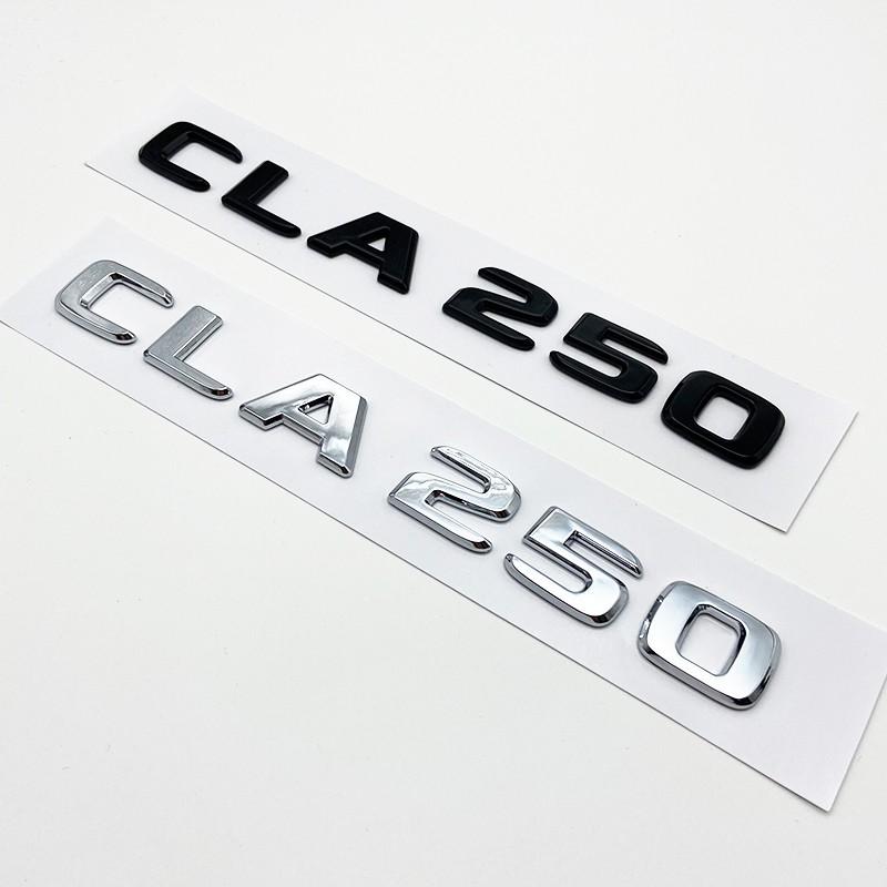 3D Letters CLA180 CLA200 CLA220 CLA250 CLA260 4Matic ABS Emblem for Mercedes Benz C118 W117 Car Fender Trunk Rear Logo Sticker WX4