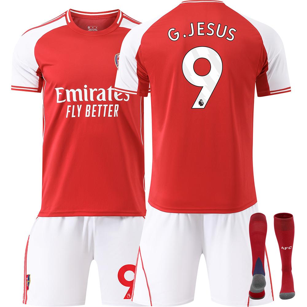 25-26 Arsenal Home Football Jersey for Kids and Adults G.JESUS #9