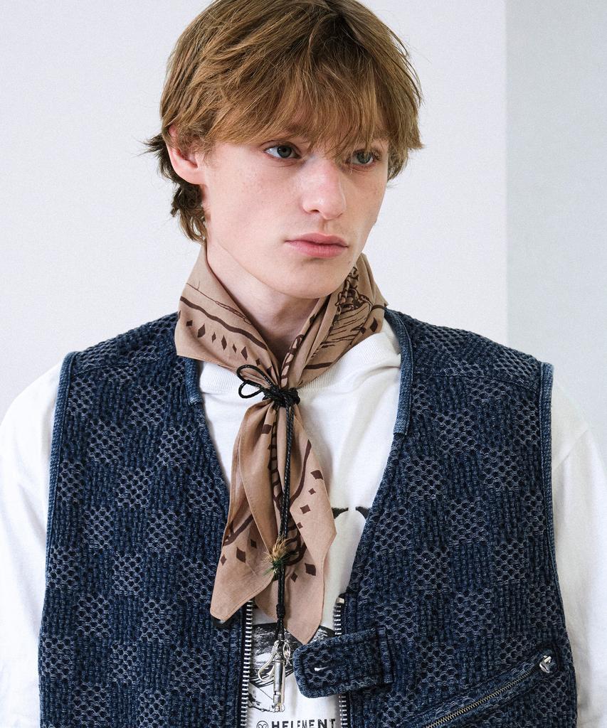 Helement Pigment Pattern Vest (Navy)