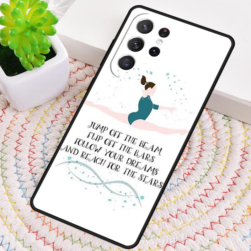 Love Gymnastics Silicone Phone Case For Samsung Galaxy Note 10 Pro S26 S25 S24 S23 S22 S21 Plus S25Ultra Capa Cover