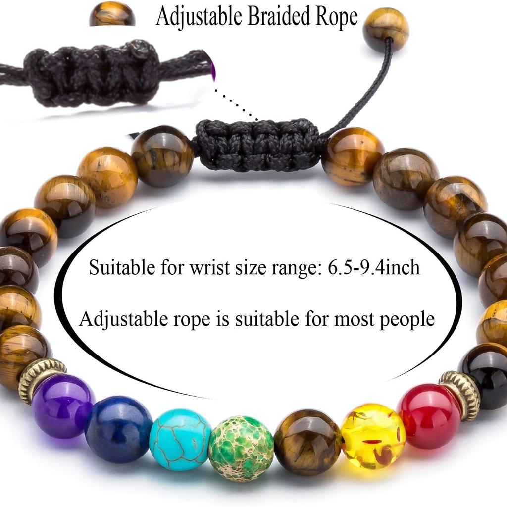 Chakra Bracelet, Reiki Infused, Energy Bracelet, Gemstone & Crystal Healing Jewelry, Perfect Reiki Gift