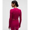 Lululemon Swiftly Tech Cropped Long Sleeve Shirt 2.0 Berry Rumble Berry Rumble