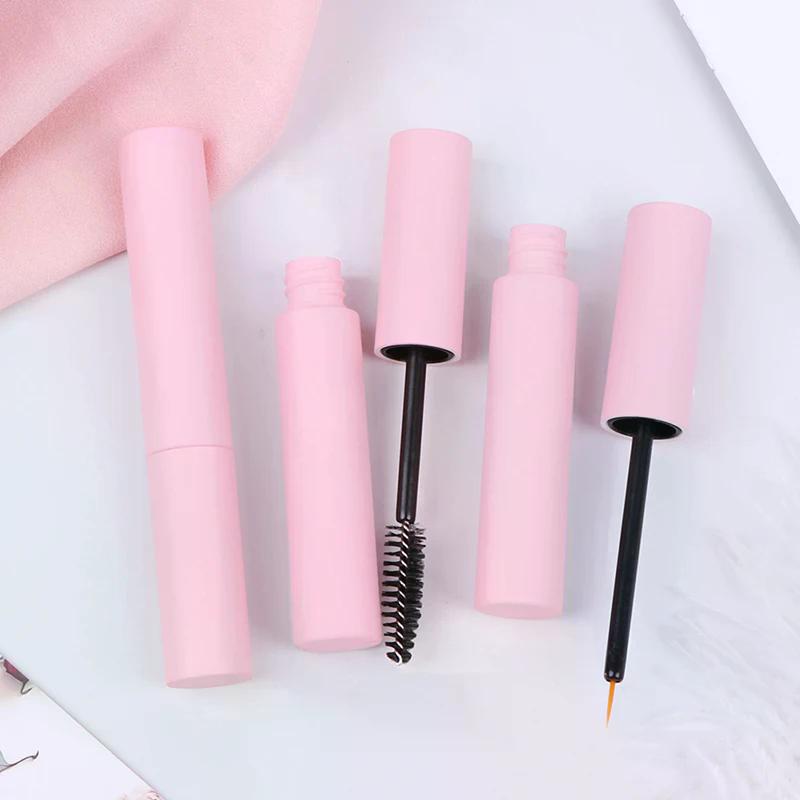 10ml Empty Lip Gloss Tube Cosmetic Container for Eyeliner Mascara Lip Balm Portable Transparent Plastic Bottle