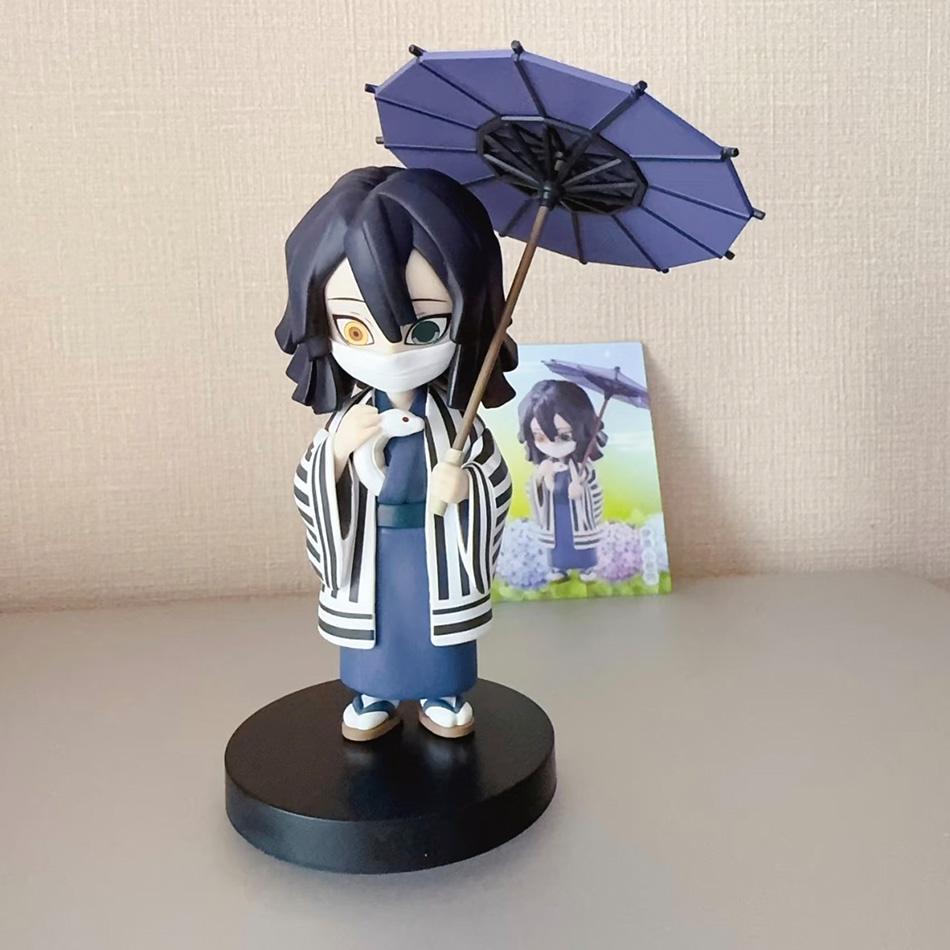 Genuine Blind Box Figure Plum Rain Series Kochou Shinobu Tomioka Giyuu Kanroji Mitsuri Mystery Box Figure Toy Gift