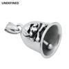 Skull Eagle Motorcycle Bell Stainlesss Steel Cool Biker Guard Bell for Harley Indian Chief Dyna Softail Fatboy Bobber Universal