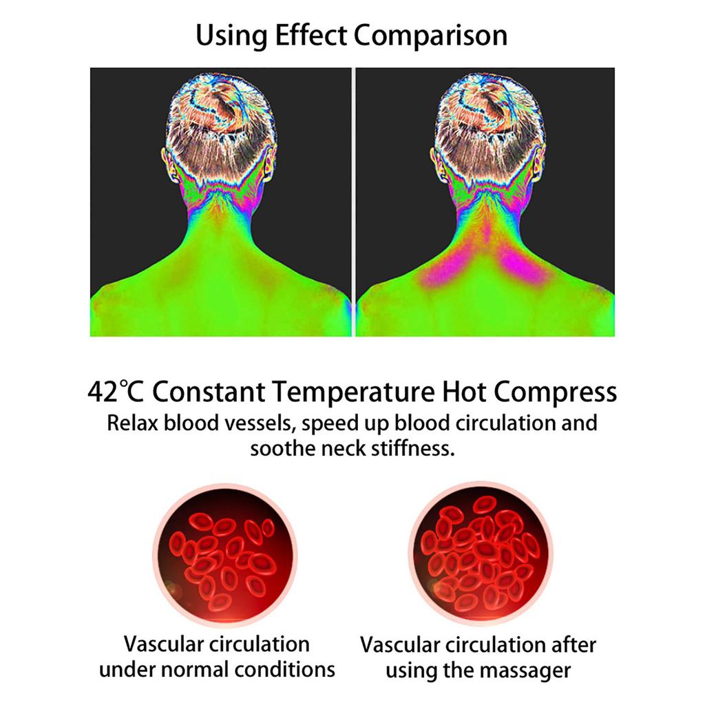 Intelligent Remote Control Electric Cervical Massager Pain Relief Shoulder Neck Massage Device