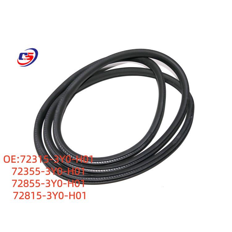 Windproof & Waterproof Rubber Seal Strip for Honda ZRV Car Door Frame, Part 72815-3Y0-H01.