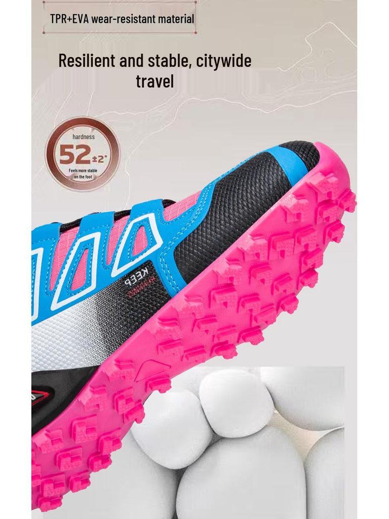 Women's Outdoor Trail Running & Hiking Shoes - Breathable, Plus Size, Ideal for Travel & Walking.