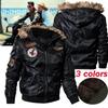 Giacca da pilota maschile, giacca da bomber in cotone invernale autunnale, giacca casual