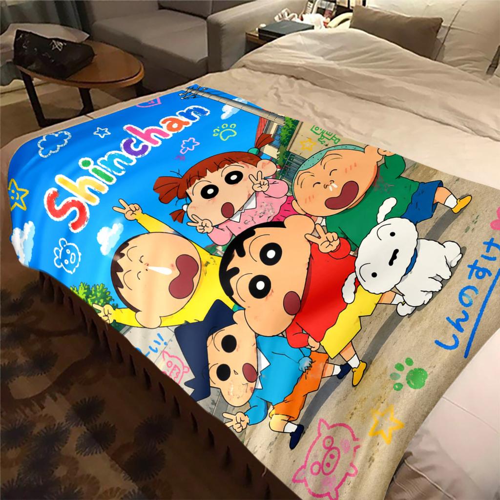 ShinChan Plüschdecke Weich Bequem Alle Jahreszeiten Perfektes Geschenk Sofa Büro Nickerchen Outdoor Reise Decke