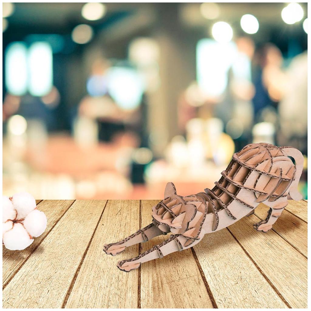 Les Trésors De Lily [A2762] - 3D Cardboard Figurine 'Cat' - Boards 165x175 Mm