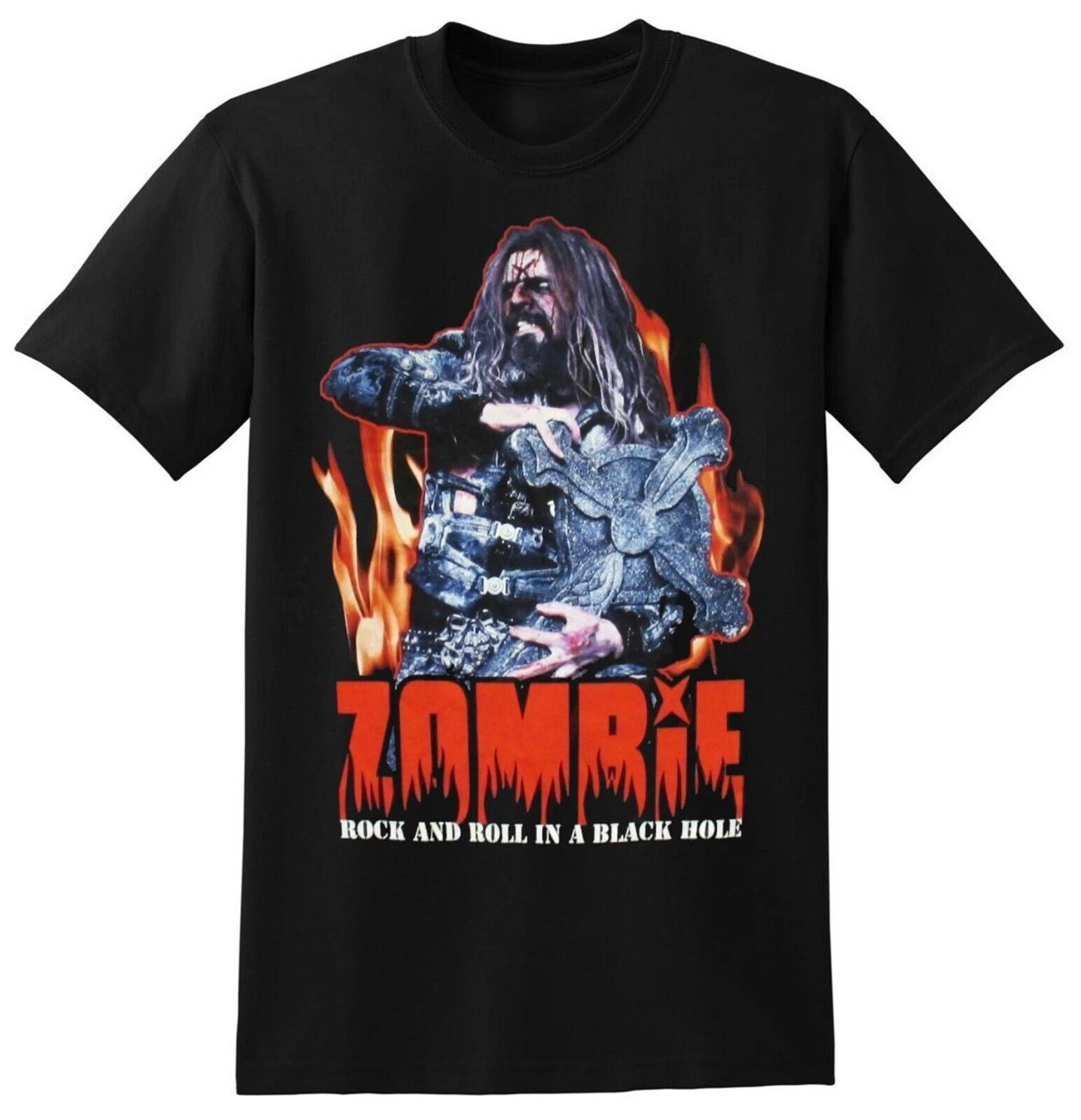 ROB ZOMBIE cd lgo BLACK HOLE Official SHIRT XL New venomous rat regeneration OOP M