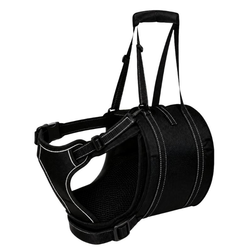 Dog Support Wrap for Senior Dogs with Sliding Fit Controls, Soft-Lined Chest Panel, and Two Handles for Guided Short Walks