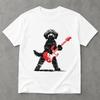 Goldendoodle Rock T-Shirt, Guitar Music Lover Tee, Funny Dog Gift