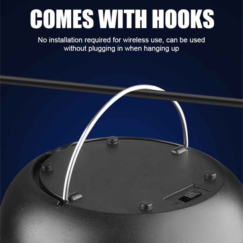 Fliegenabwehr Ventilator Licht LED Tischlampe Wiederaufladbar Hängender Fliegenvertreiber mit Weichen Flügeln Hält Fliegen Fern für Camping Picknick