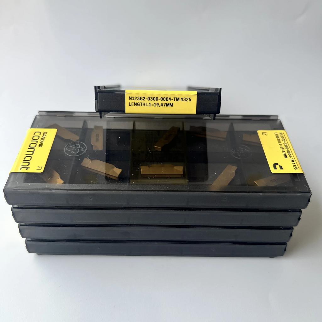 Sandvik / N123G2-0300-0004-TM 4325 / Industrial Indexable Carbide Inserts 10 Pcs