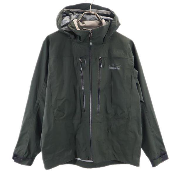 patagonia Outdoor 81827 Nylon jacket XS khaki rain wear Men's Used