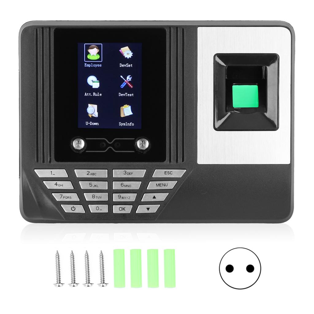 Time Attendance 4.3in TFT Voice Prompt Face Fingerprint Password Time Recorder for Office Factory