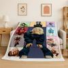 Famosa Cantante Billie Eilish Star Morbida Coperta Plaid in Flanella, Coperta Calda e Accogliente per Letto, Divano, Divanetto, Camera da Letto, Soggiorno, Viaggio