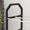 4-Tier Plastic Shoe Rack Entryway Dorm Room Storage Modern Minimalist Floor Standing Organizer With Seat