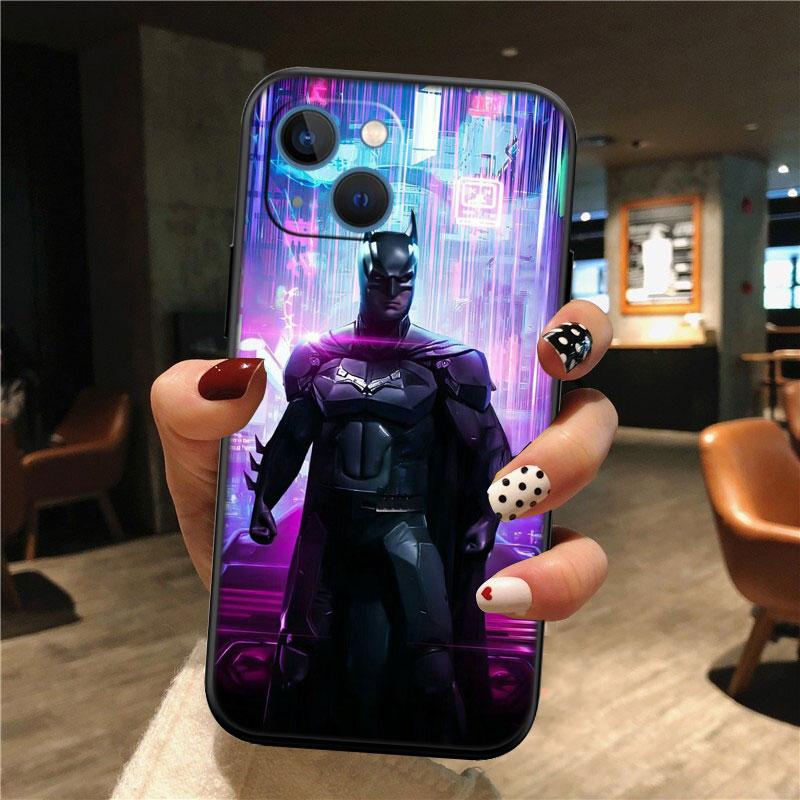 

Новый высококачественный чехол-ракушка Бэтмен для iPhone 16 15 14 13 12 Pro Max Plus Mini iPhone 16