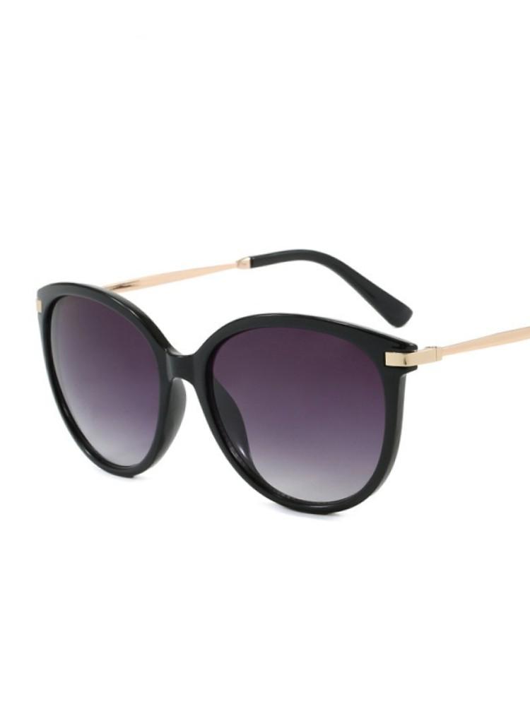 Ochelari de Soare Noi Metalici Rotunzi Ochi de Pisică Femei Retro Brand de Lux Designer Vintage Ochelari de Soare Pentru Femei Ochelari de Soare