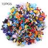 144PCS Pokemon Figure Toys, Blind Box Anime Pikachu Action Figure Model, Ornament Decoration, Collectible Toys, Christmas Gifts