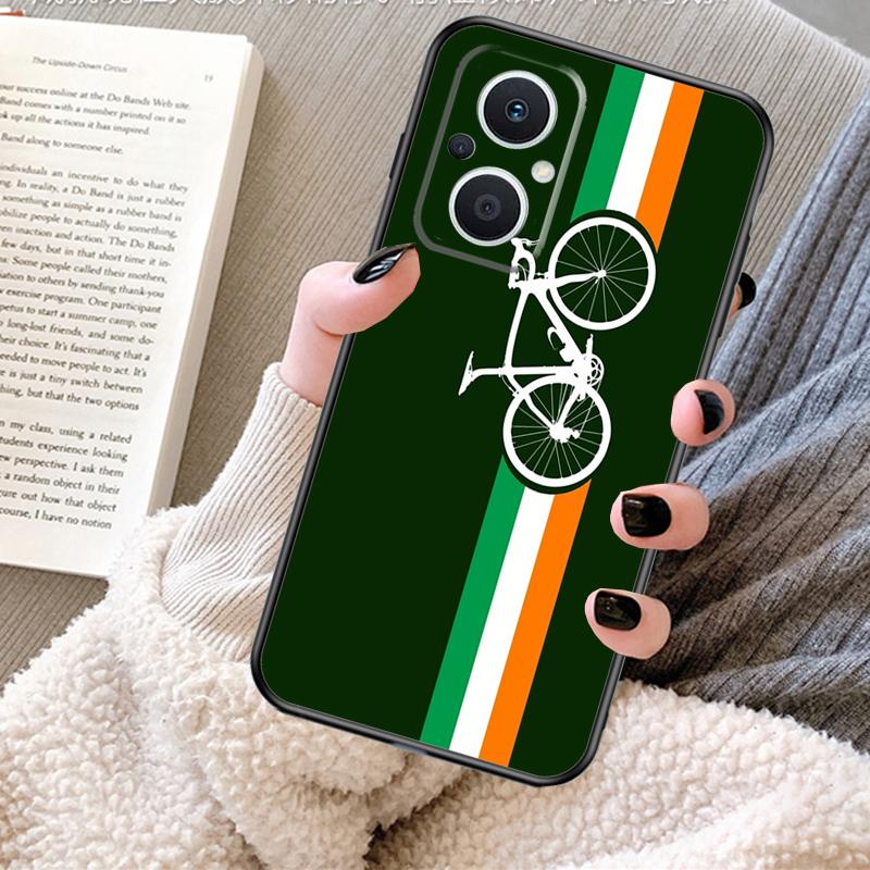 Bike Cycling Art Case For OPPO Reno 12F 12 13 11 F 8T 7 8 10 Pro OPPO Find X8 X6 Pro X3 X5 Lite Cover Fundas