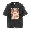 Jugendstil-Shirt Reverie basierend auf der Ästhetik von Alphonse Mucha t Boho Hippie Vintage Malerei künstlerisch lange oder kurze Ärmel Vintage