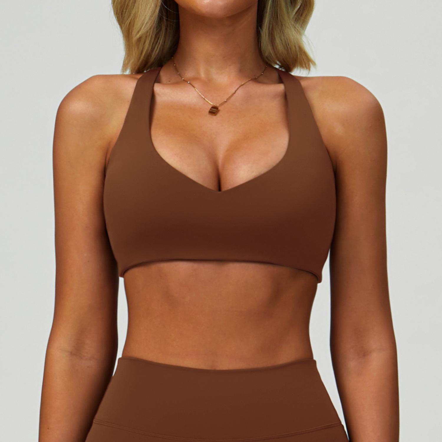 

Новое спортивное нижнее белье Naked для активного отдыха, быстросохнущее, с I-образной спинкой, одежда для фитнеса, женский беговой бюстгальтер для йоги, женский XL