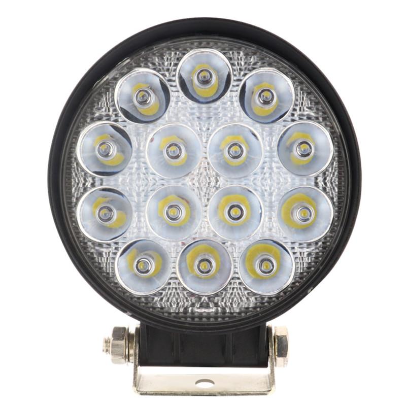 Factory 48W Square LED Work Light Flood Spot Lamp Work Light for Offroad Truck Tractor Boat Bar 12V 24V