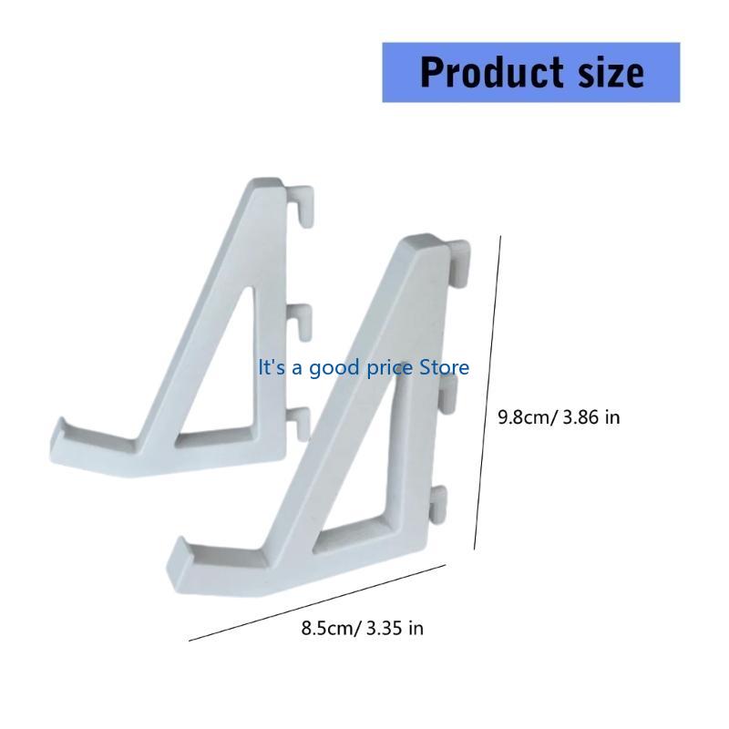 Plastic Pegboard Wall Mount Hook for Keyboards and Controllers for Gamers and Office for 40mm Spacing