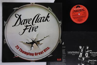 LP Record DAVE CLARK FIVE - 25 Thumping Great Hits POLTV7 POLYDOR 1978 UK Rock Used