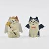 Angel Devil Decole Resin Cats Figurine Collect Lover Craft Model Home Decor Miniature Fairy Garden Decoration DIY Accessory