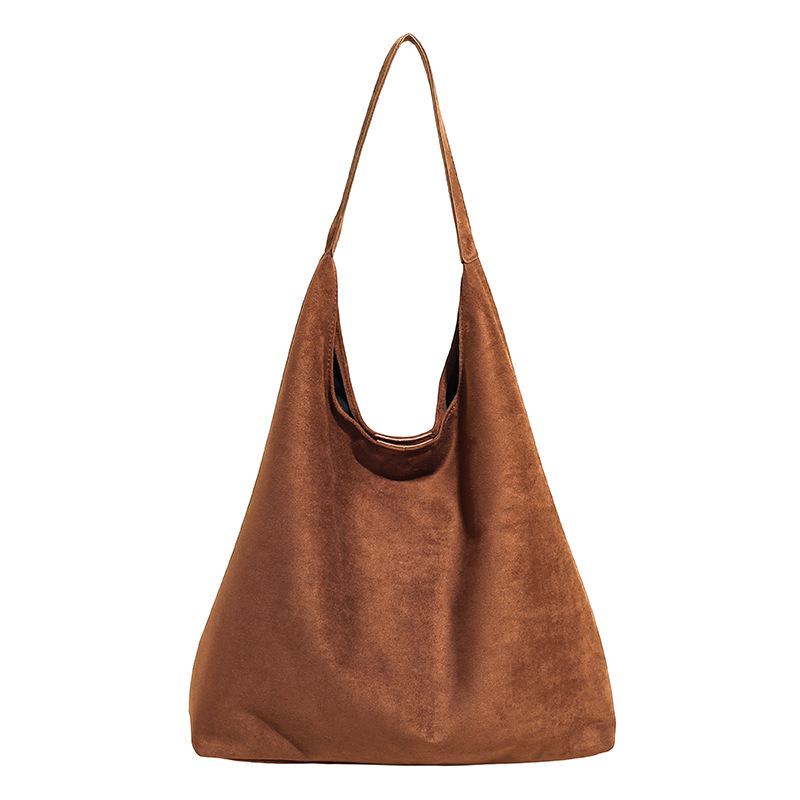 Retro Large Capacity One-Shoulder Underarm Tote Bag - Versatile Women's High-End Fashion Commute Accessory