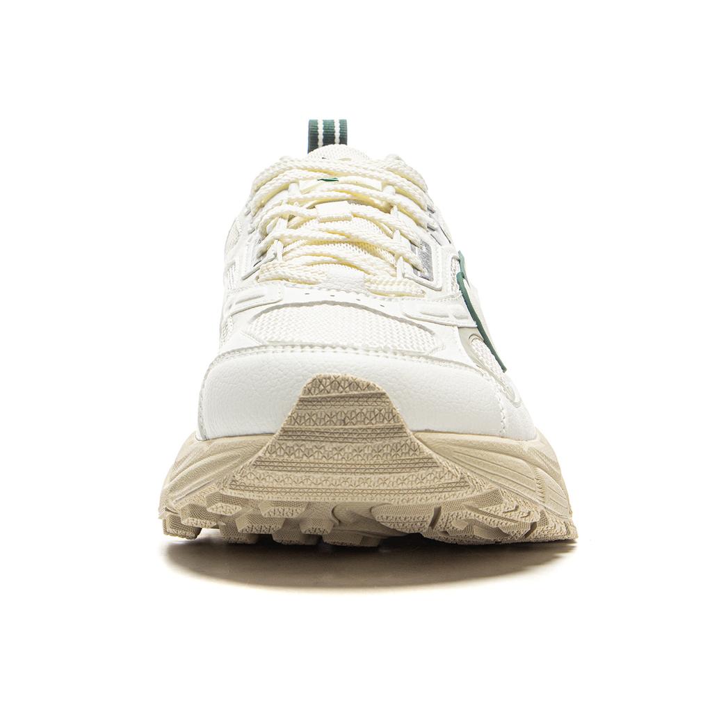New LiNing Star Ring Cushioning, Slip Resistant, Abrasion Resistant, Breathable Low Top Casual Shoes Men's White Green AGCV111-1