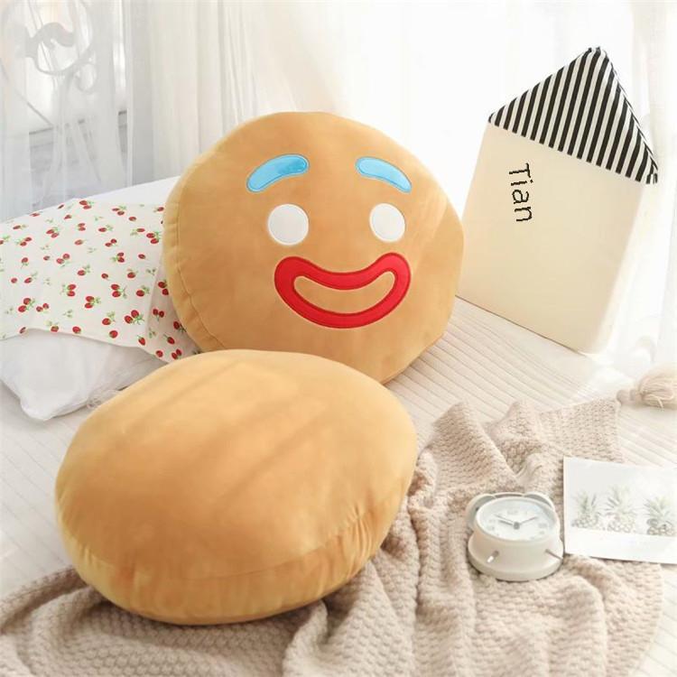 Man Gingerbread Plush Toy Pillow With Stuffed Pp Cotton For Living Room Doll