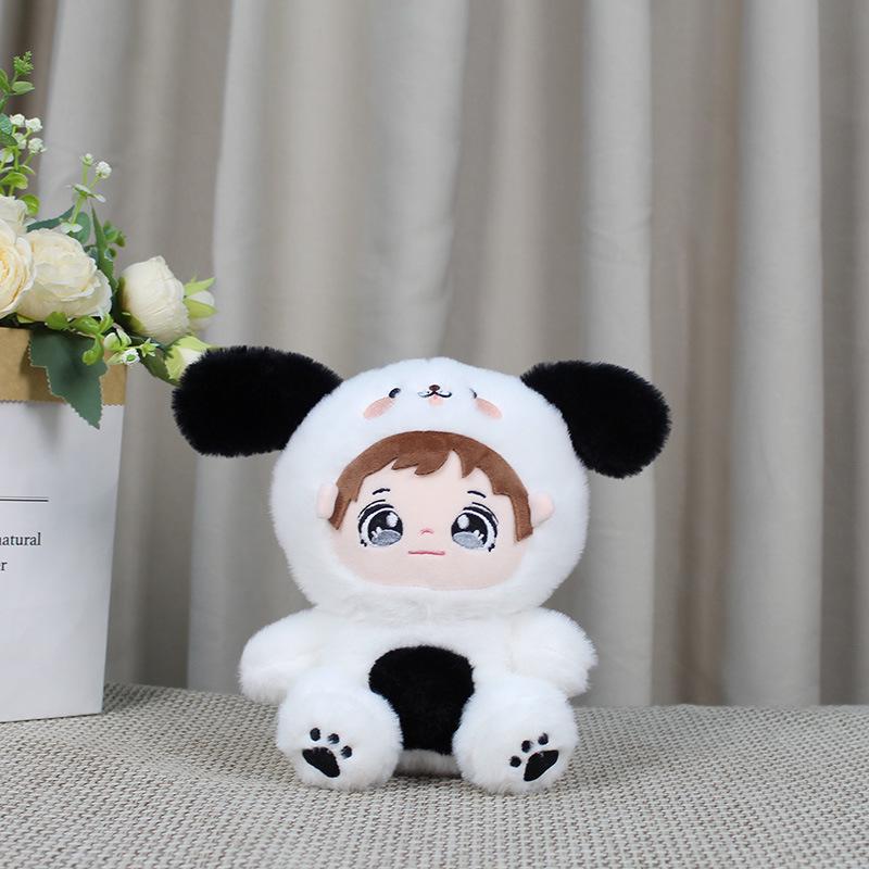 Chinese Zodiac Plush Toy: Dress-up Mascot Doll for Kids' Birthday Gift