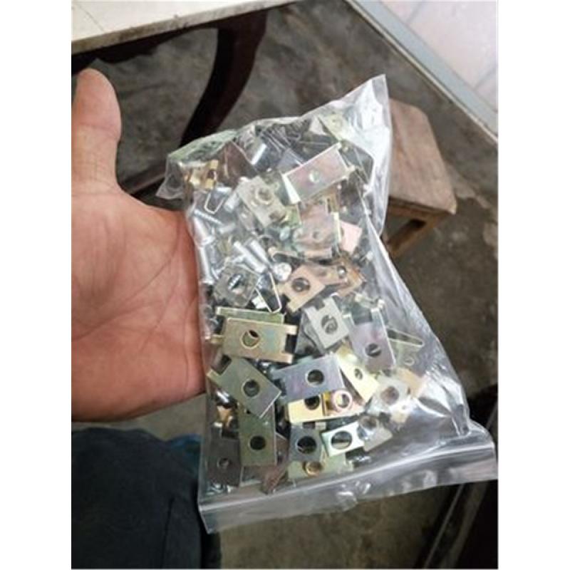New 100Pcs Metal Mixed Auto Fastener Clips +50pcs Tie Black Wrap Fastener Kits