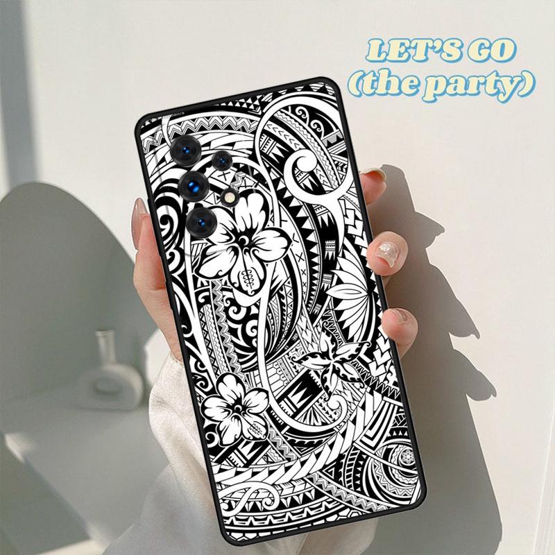 Hawaiian Ornament phone case For Samsung Galaxy A42 A31 A40 A51 A71 A32 A80 A91 A52 A72 A73 A20e A21S A50 A70 A11 A12 Cover