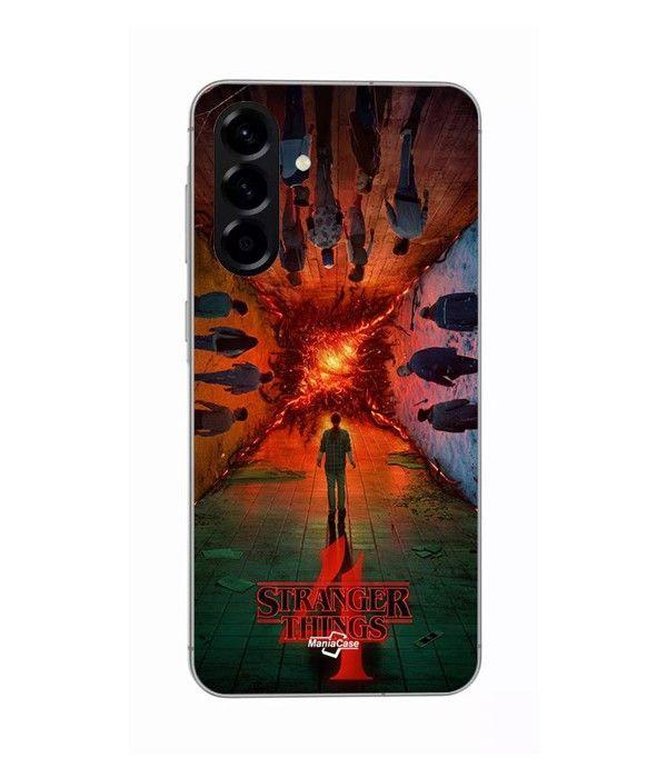 Coque - Maniacase - Samsung Galaxy A26 - Silicone - Noir - Stranger Things