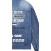 WE11DONE Ss23 Logo Print Casual Denim Jacket Unisex Jackets Blue WD-DJ1-23-915-U-BL